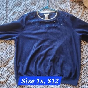 Women's Blue Sweater